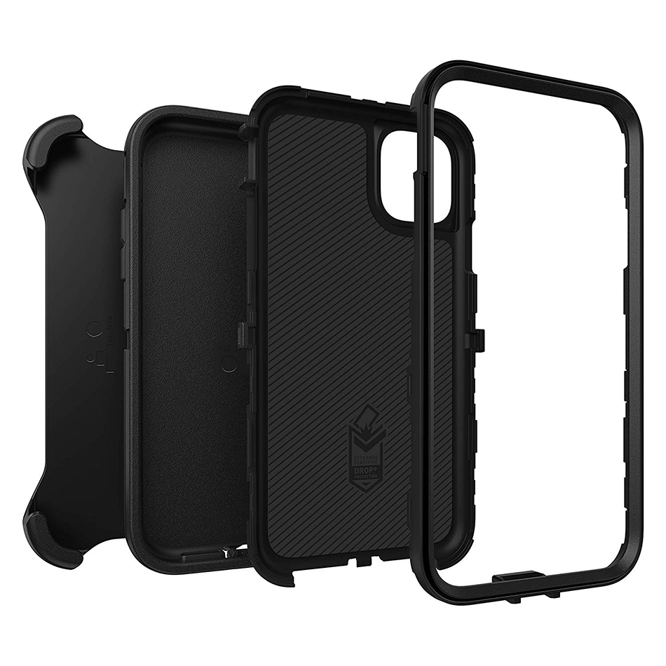 OtterBox Defender Shockproof Case (Belt Clip) for Apple iPhone 11 - Black